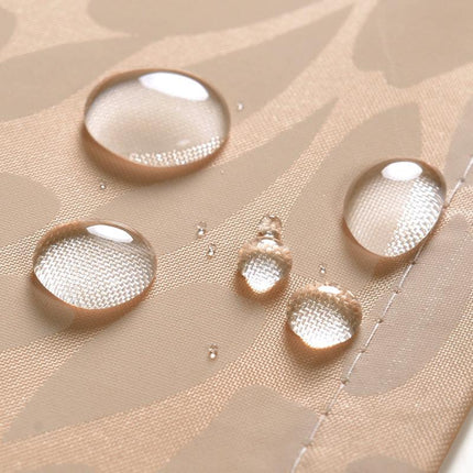 Elegancka kremowa zasłona prysznicowa