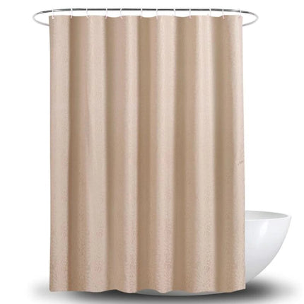 Elegancka kremowa zasłona prysznicowa