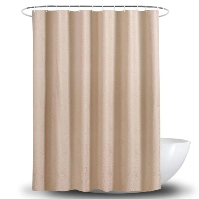 Elegancka kremowa zasłona prysznicowa