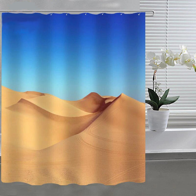 Zasłona prysznicowa z krajobrazem pustyni