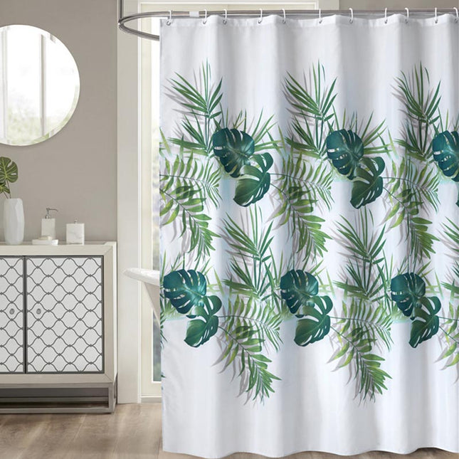 Zasłona prysznicowa w liście palmowe