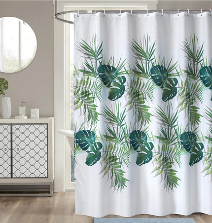 Zasłona prysznicowa w liście palmowe