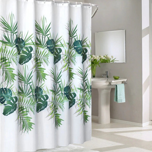 Zasłona prysznicowa w liście palmowe