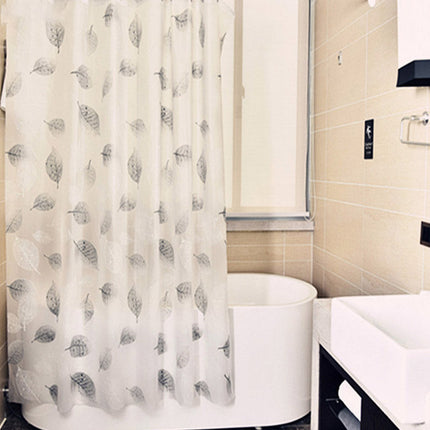 Zasłona prysznicowa w skandynawskie liście