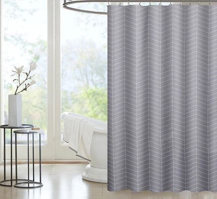 Materiałowa zasłona prysznicowa antypleśniowa