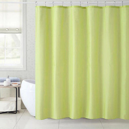 Limonkowa jednolita zasłona prysznicowa materiałowa