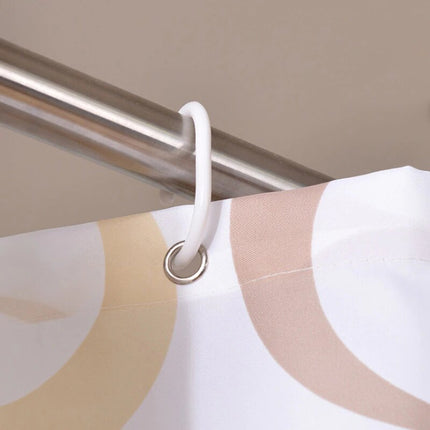 Zasłona prysznicowa w okrągłe wzory