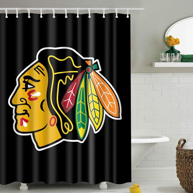 Zasłona prysznicowa z indiańskim logo