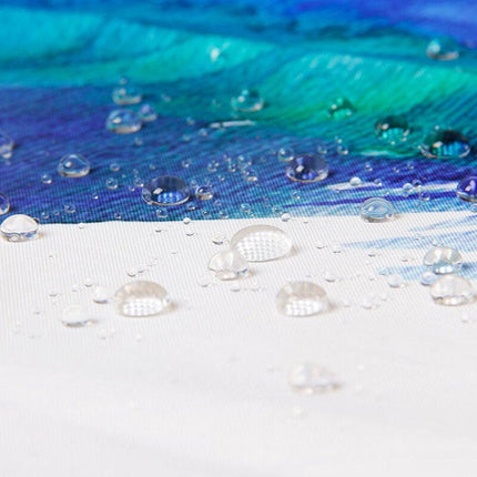 Zasłona prysznicowa aqua z motywem fal