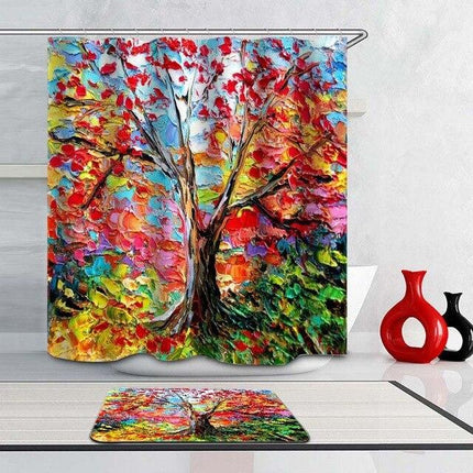 Zasłona prysznicowa z motywem Drzewa Życia