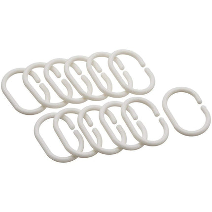 Zasłona prysznicowa w beżowo-białe pasy