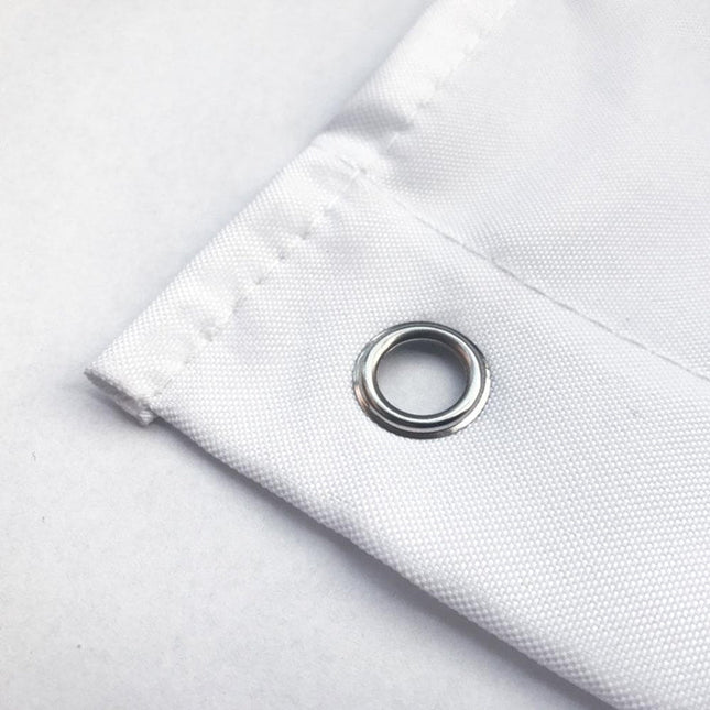 Zasłona prysznicowa w beżowo-białe pasy