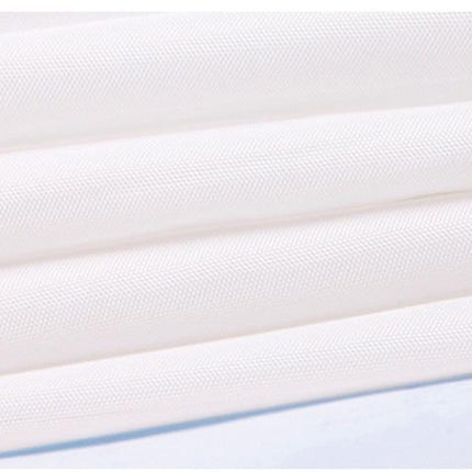 Biała materiałowa zasłona prysznicowa wodoodporna