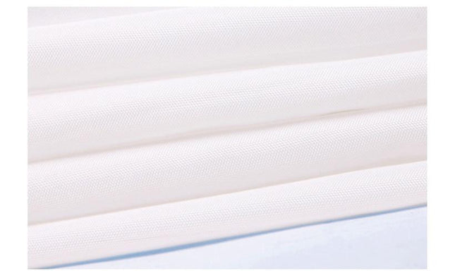 Biała materiałowa zasłona prysznicowa wodoodporna