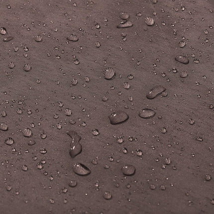 Brązowa jednolita zasłona prysznicowa materiałowa