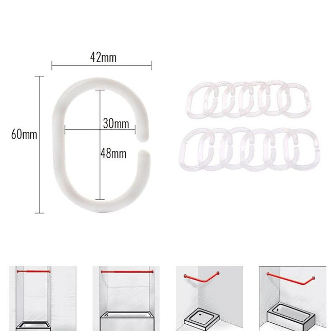 Zasłona prysznicowa na Halloween nietoperze
