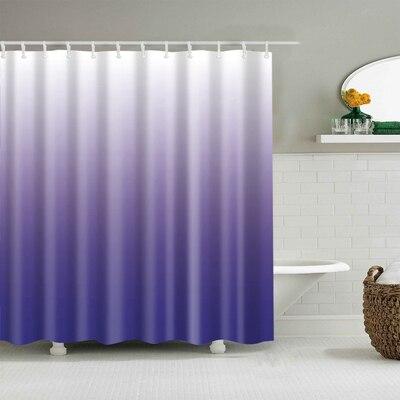Fioletowa zasłona prysznicowa z gradientem