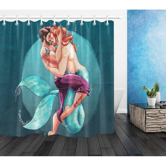 Zasłona prysznicowa z motywem LGBT