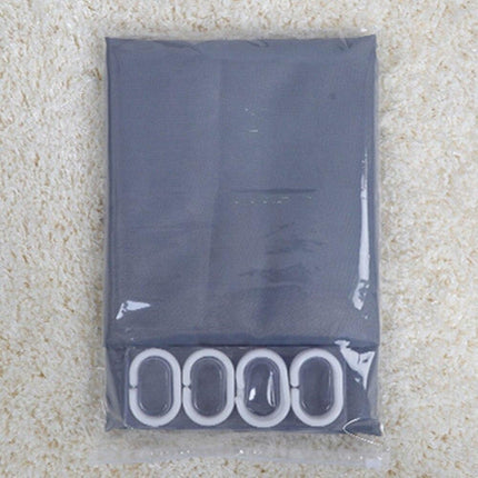 Antracytowa zasłona prysznicowa do łazienki