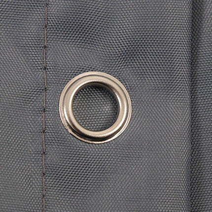 Antracytowa zasłona prysznicowa do łazienki