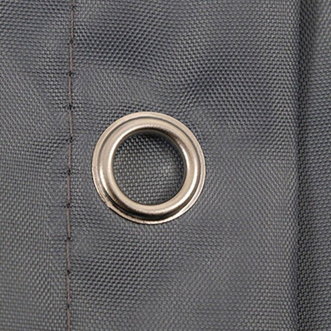 Antracytowa zasłona prysznicowa do łazienki