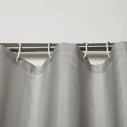Jasnoszara zasłona prysznicowa wodoodporna