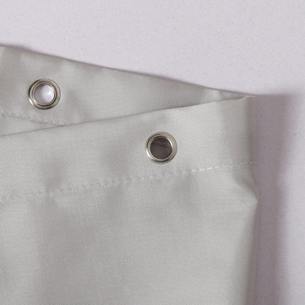 Jasnoszara zasłona prysznicowa wodoodporna