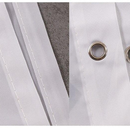 Szaro-żółta zasłona prysznicowa w zygzaki