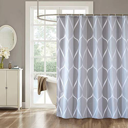 Zasłona prysznicowa z geometrycznym wzorem