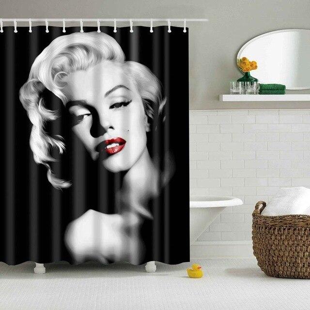 Zasłona prysznicowa z Marilyn Monroe
