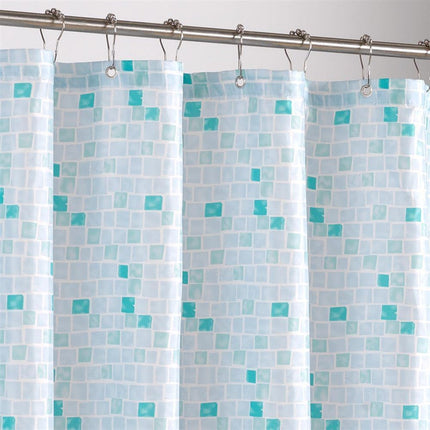 Zasłona prysznicowa z efektem mozaiki