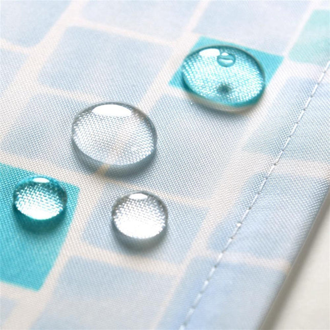 Zasłona prysznicowa z efektem mozaiki