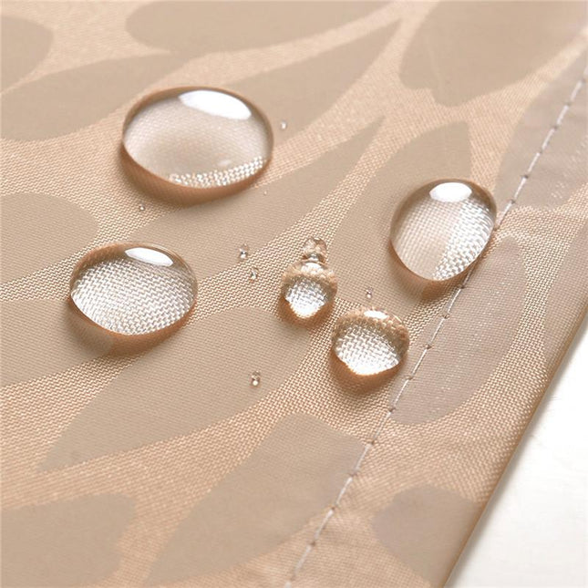 Nieprzezroczysta zasłona prysznicowa beżowa