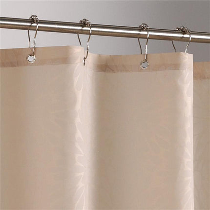 Nieprzezroczysta zasłona prysznicowa beżowa