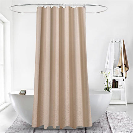 Nieprzezroczysta zasłona prysznicowa beżowa