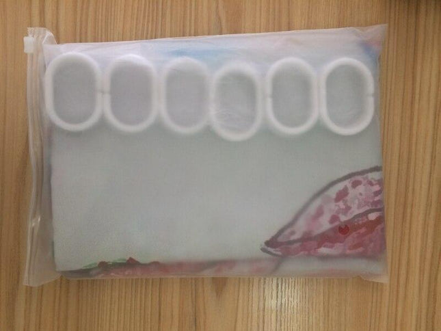 Zasłona prysznicowa w latarnie morskie