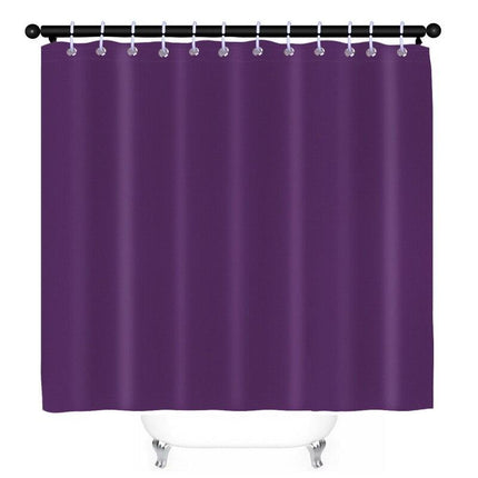 Jednolita purpurowa zasłona prysznicowa