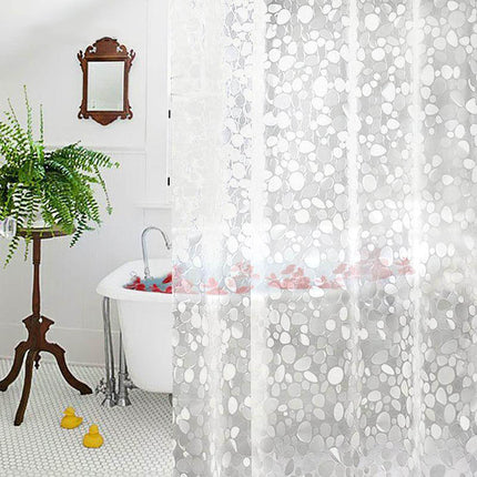 Przezroczysta zasłona prysznicowa z PCV