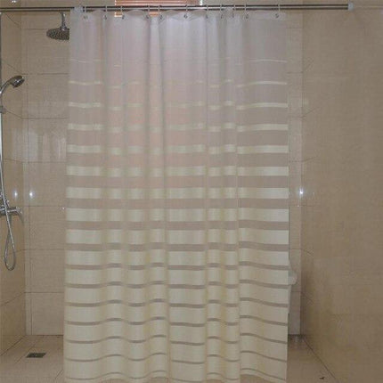 Zasłona prysznicowa w poziome pasy