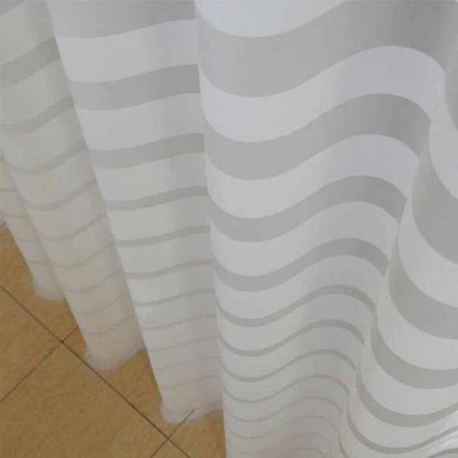 Zasłona prysznicowa w poziome pasy