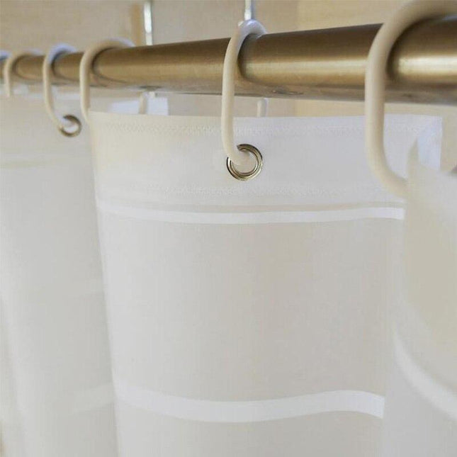 Zasłona prysznicowa w poziome pasy