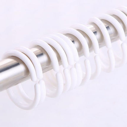 Przezroczysta zasłona prysznicowa z brokatem