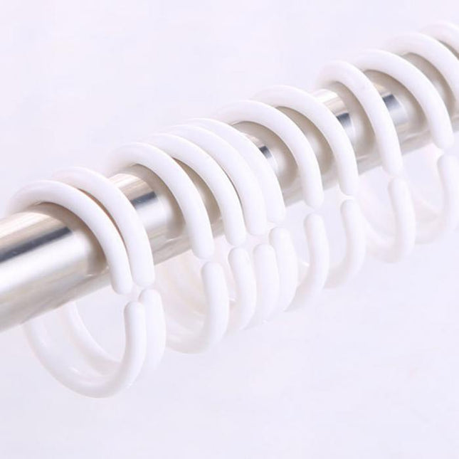 Przezroczysta zasłona prysznicowa z brokatem